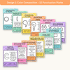 Punctuation Posters - Cutesy Composition Notebook English Decor - Miss Jacobs Little Learners