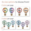 Rainbow Hot Air Balloon Door Display Classroom Decor - Miss Jacobs Little Learners