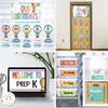 Rainbow Hot Air Balloon Theme Classroom Essentials Decor Pack - Miss Jacobs Little Learners