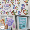 Rainbow Hot Air Balloon Theme Classroom Essentials Decor Pack - Miss Jacobs Little Learners
