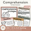 Reading Comprehension Strategies Posters - Boho Neutrals Theme - Miss Jacobs Little Learners