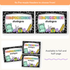 Reading Comprehension Strategies Posters - Cutesy Composition Notebook English Decor - Miss Jacobs Little Learners