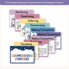 Reading Comprehension Strategies Posters - Dreamy Space Theme - Miss Jacobs Little Learners