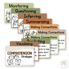 Reading Comprehension Strategies Posters - Woodland Theme - Miss Jacobs Little Learners