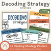 Reading Decoding Strategies Posters - Cute Jungle Animals Theme - Miss Jacobs Little Learners