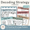 Reading Decoding Strategies Posters - Cute Sea Life Theme - Miss Jacobs Little Learners