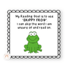 Reading Goals - Reminder Slips - Miss Jacobs Little Learners