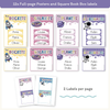 Reading Group Organizers & Labels - Dreamy Space Classroom Decor - Miss Jacobs Little Learners