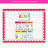 Recount Posters - Bright Theme - Miss Jacobs Little Learners