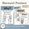 Recount Posters - Modern Ocean Classroom Decor - Miss Jacobs Little Learners