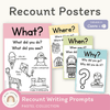 Recount Posters - Pastel Classroom Theme - Miss Jacobs Little Learners