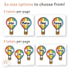 Retro Hot Air Balloon Door Display Classroom Decor - Miss Jacobs Little Learners