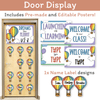 Retro Hot Air Balloon Theme Classroom Essentials Decor Pack - Miss Jacobs Little Learners