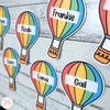 Retro Hot Air Balloon Theme Classroom Essentials Decor Pack - Miss Jacobs Little Learners