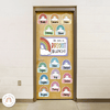 Retro Rainbow Door Display Classroom Decor - Miss Jacobs Little Learners