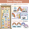 Retro Rainbow Theme Classroom Essentials Decor Pack - Miss Jacobs Little Learners