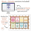 Shape Posters - Spotty Pastel Classroom Decor - Miss Jacobs Little Learners