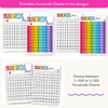 Simple Brights Hundreds Chart - Miss Jacobs Little Learners