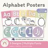 Simple Pastels Alphabet Posters - Miss Jacobs Little Learners