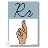 Simple Pastels ASL Alphabet Posters - Miss Jacobs Little Learners