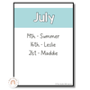 Simple Pastels Birthday Display - Miss Jacobs Little Learners