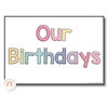 Simple Pastels Birthday Display - Miss Jacobs Little Learners