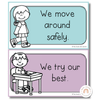 Simple Pastels Classroom Rules Posters - Miss Jacobs Little Learners
