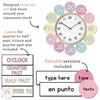 Simple Pastels Clock Numbers - Miss Jacobs Little Learners