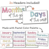 Simple Pastels Days and Months Flashcards - Miss Jacobs Little Learners