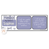 Simple Pastels Student Name & Goals Desk Plates - Miss Jacobs Little Learners