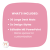 Simple Pastels Student Name & Goals Desk Plates - Miss Jacobs Little Learners