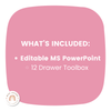 Simple Pastels Teacher Toolbox Labels - Miss Jacobs Little Learners