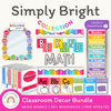 Simply Bright Classroom Decor Bundle - Miss Jacobs Little Learners