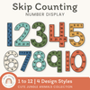 Skip Counting Large Number Display - Cute Jungle Animals Decor - Miss Jacobs Little Learners