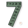 Skip Counting Large Number Display - Modern Jungle Earthy Decor - Miss Jacobs Little Learners
