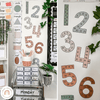 Skip Counting Large Number Display - Modern Jungle Earthy Decor - Miss Jacobs Little Learners