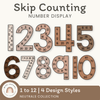 Skip Counting Posters | Ombre Neutral Math Classroom Decor - Miss Jacobs Little Learners