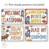 Space Door Display Classroom Decor - Miss Jacobs Little Learners