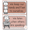 Spotty Boho Classroom Rules Posters - Miss Jacobs Little Learners