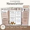 Spotty Neutrals Classroom Newsletter Templates - Miss Jacobs Little Learners