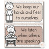 Spotty Neutrals Classroom Rules Posters - Miss Jacobs Little Learners