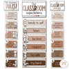 Spotty Neutrals Classroom Rules Posters - Miss Jacobs Little Learners