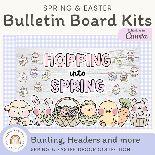 Spring and Easter Bulletin Board Kit