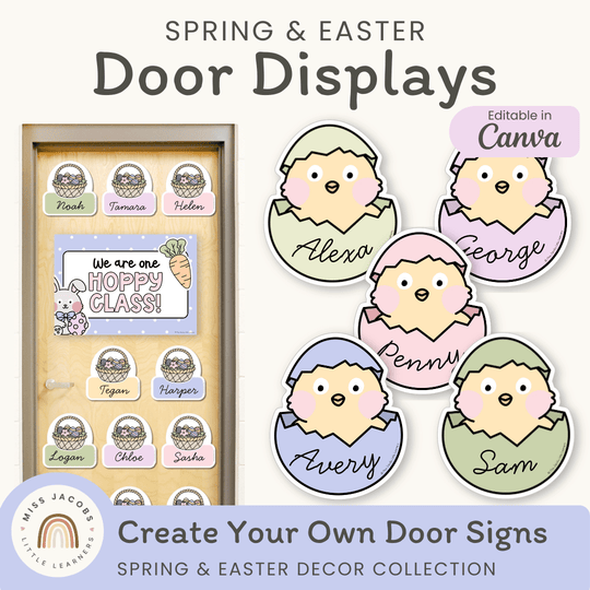 Spring and Easter Door Display Classroom Decor