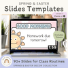 Spring and Easter Morning Meeting Slides Templates: Google, Canva, PPT - Miss Jacobs Little Learners