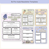 Spring and Easter Theme Newsletters Templates - Miss Jacobs Little Learners