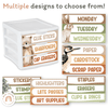 Sterilite 3 - Drawer Labels - Woodland Theme Classroom Decor - Miss Jacobs Little Learners