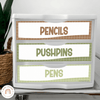 Sterilite 3 - Drawer Labels - Woodland Theme Classroom Decor - Miss Jacobs Little Learners