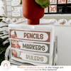 Sterilite 3 - Drawer Labels - Woodland Theme Classroom Decor - Miss Jacobs Little Learners