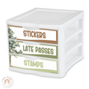 Sterilite 3 - Drawer Labels - Woodland Theme Classroom Decor - Miss Jacobs Little Learners